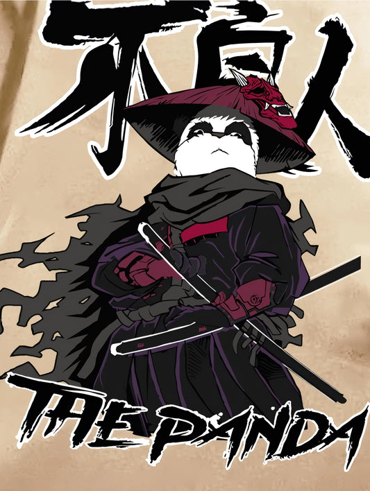 KIGO the Panda new version of Printed t shirt for men and women with curved neck